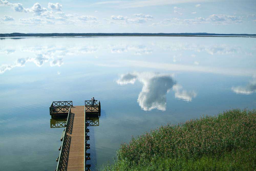 Lago Łebsko. rompecabezas en línea
