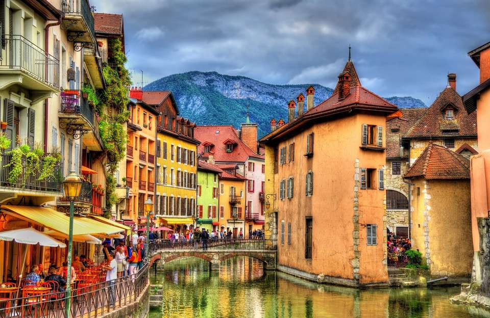 Annecy in Frankrijk. online puzzel