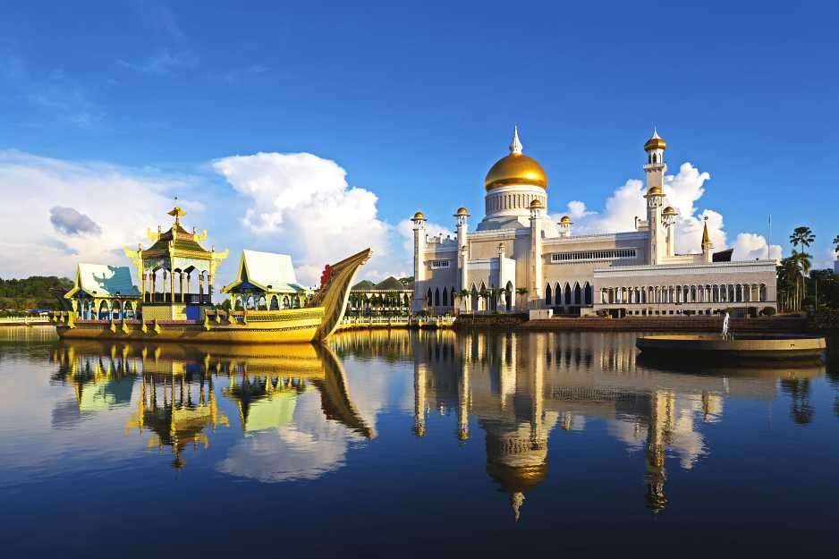 Бруней в Борнео. онлайн-пазл