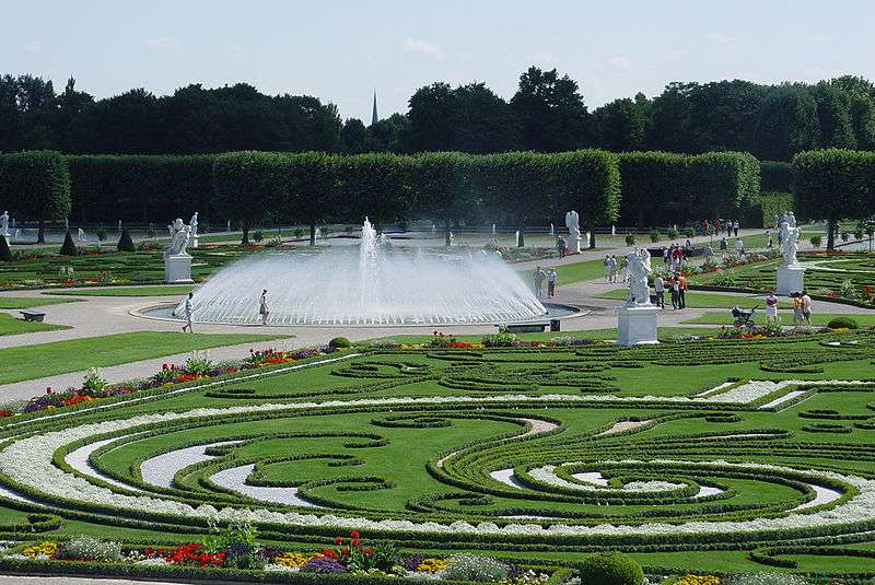 Garden in Hannover. online puzzle