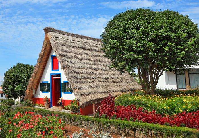 Къща в Мадейра. онлайн пъзел
