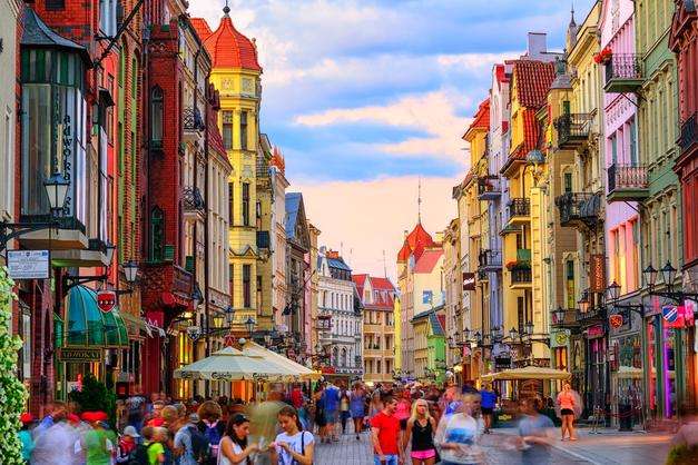 Staré město v Toruń. skládačky online