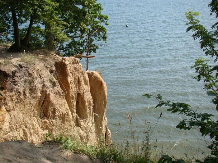 Kliff in Orłowo. Puzzlespiel online
