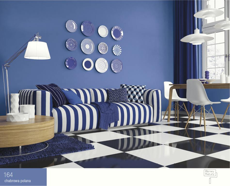 Blaues Wohnzimmer Puzzlespiel online