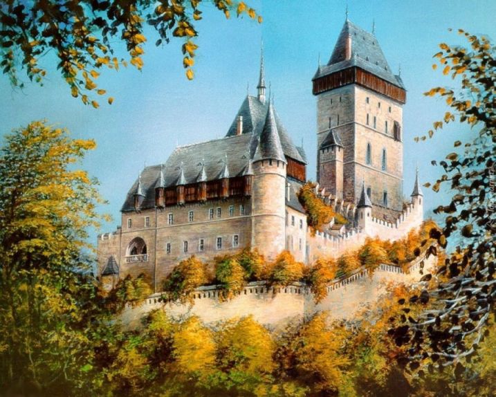 il castello in cima puzzle online