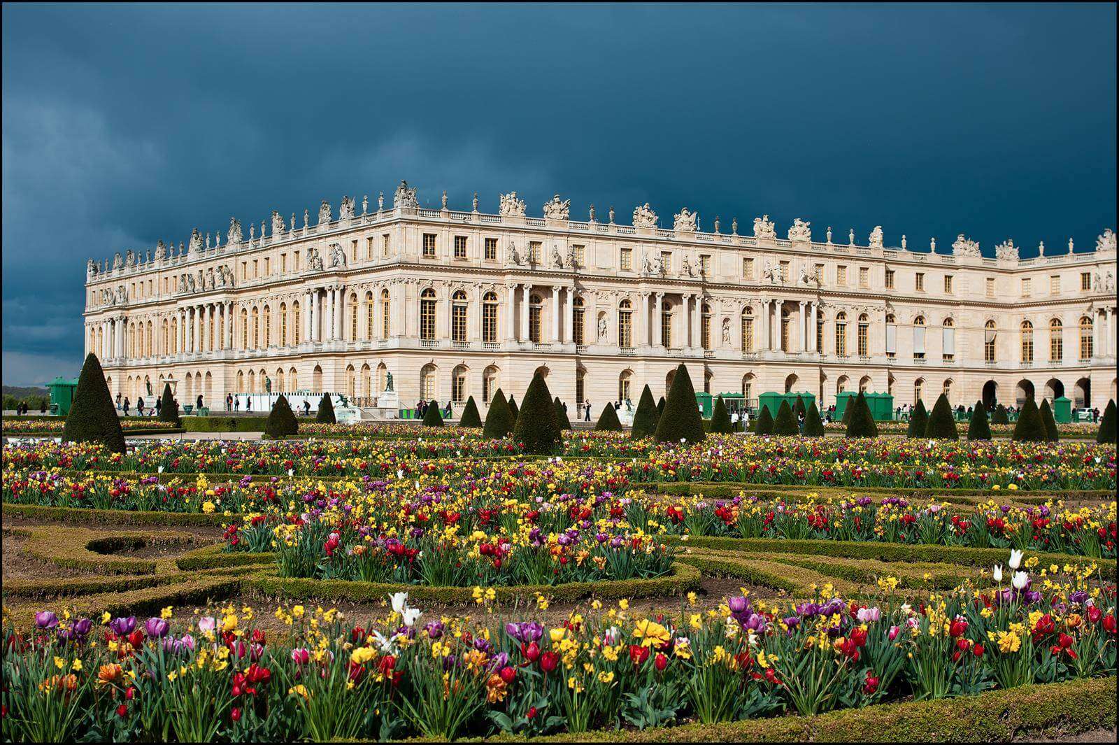 Versailles trädgårdar. pussel på nätet