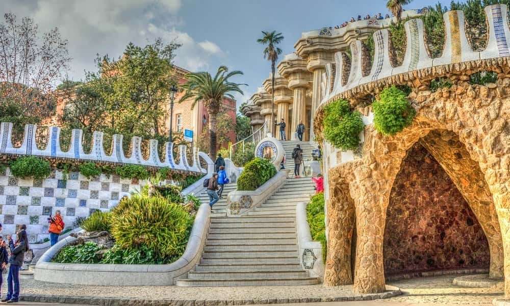 Gaudi Park. puzzle en ligne