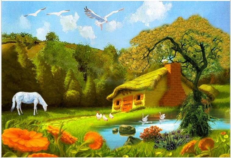 Fairytale cottage. jigsaw puzzle online