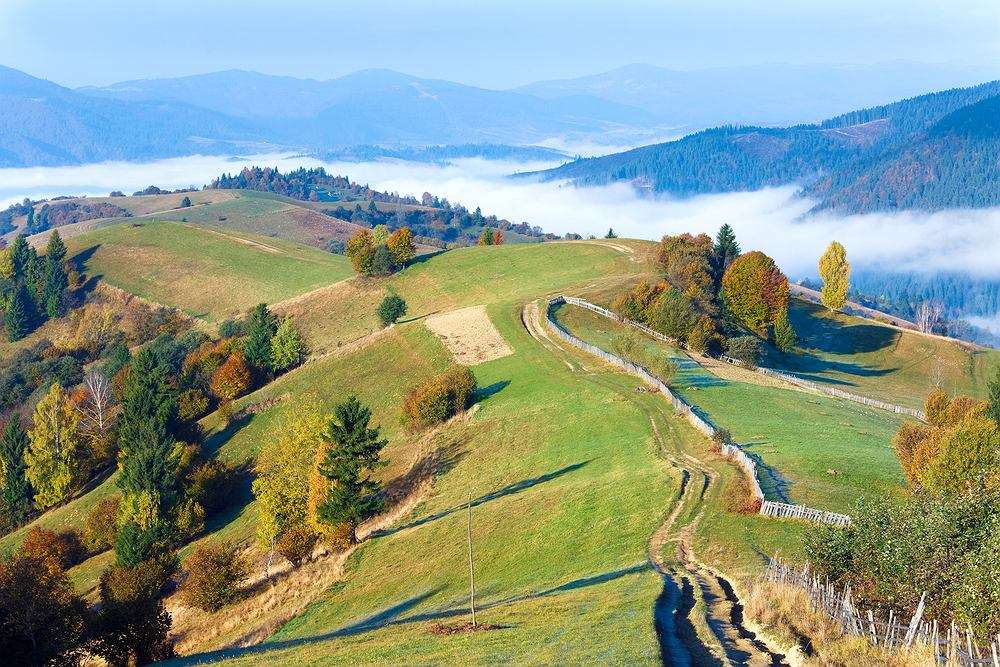 Carpathian landscape online puzzle