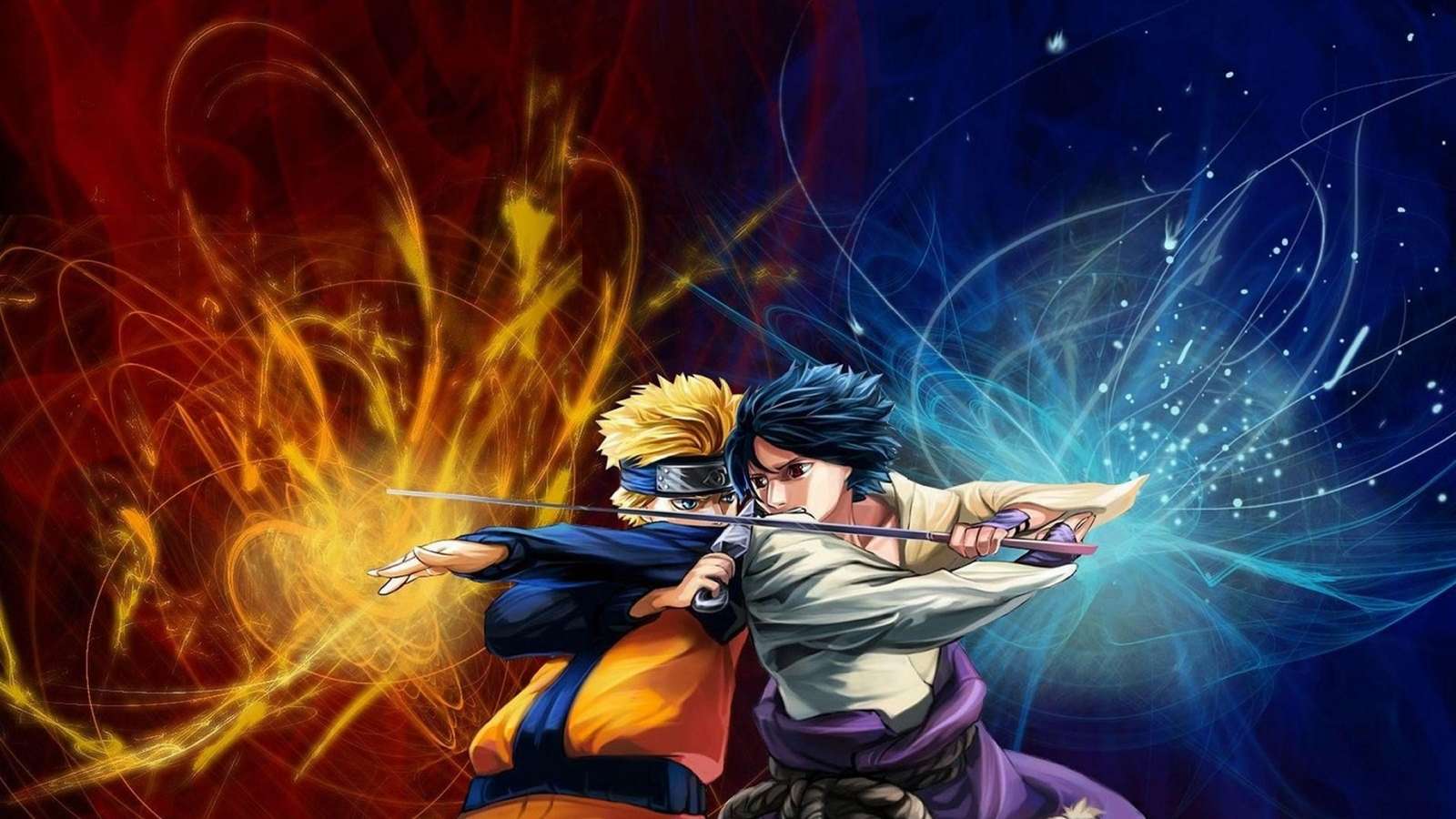 Naruto vs Sasuke legpuzzel online