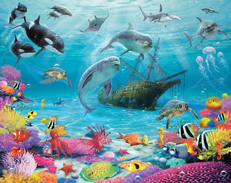 Viața oceanului. jigsaw puzzle online