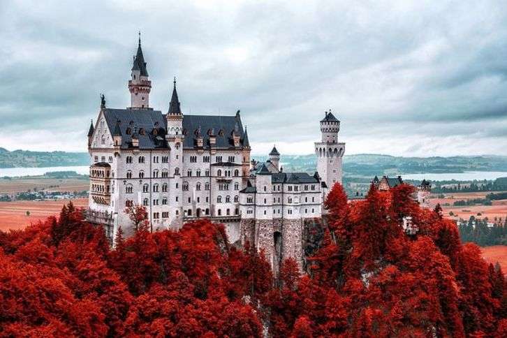 pohádkový hrad Neuschwanstein online puzzle