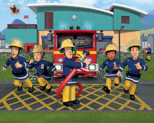 Feuerwehrmann Sam. Online-Puzzle