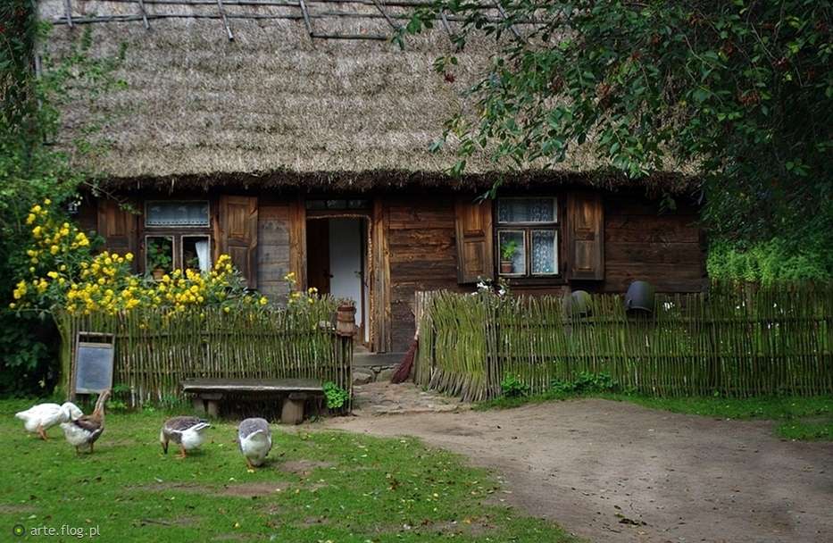 Мазовецко село. онлайн пъзел