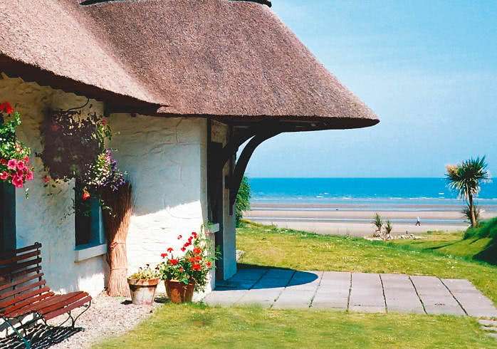 Ein Ferienhaus in Irland. Online-Puzzle