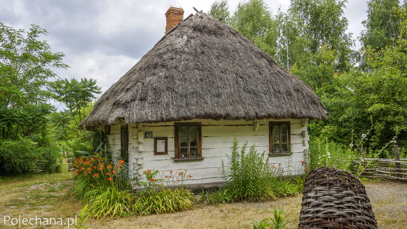 Een hut in Podlasie. legpuzzel online