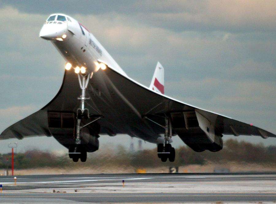 Самолет Concorde. онлайн пъзел