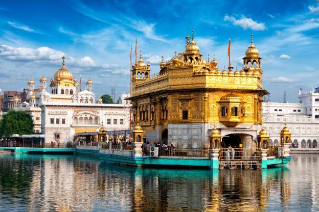 Zlatý chrám Indie skládačky online