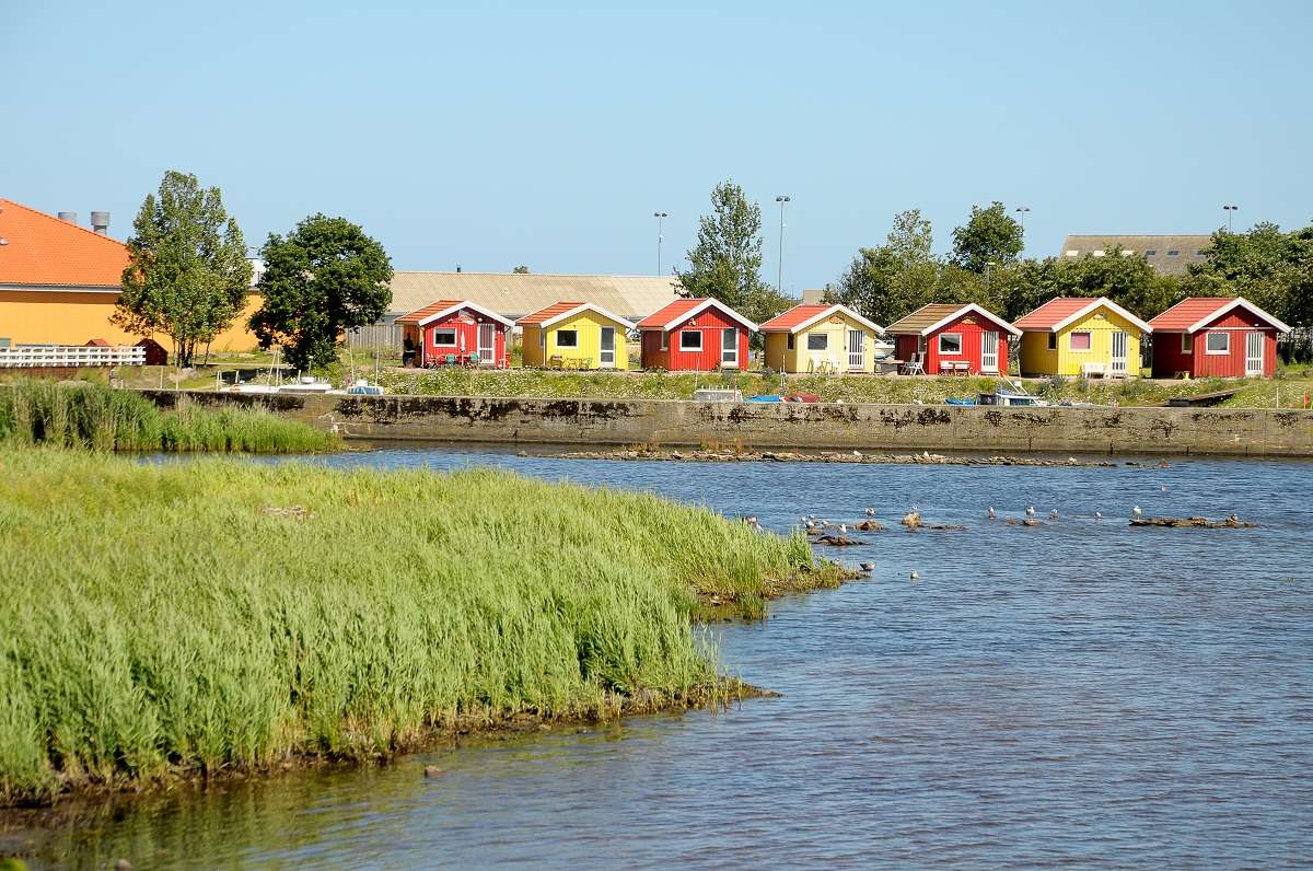 Εξοχικές κατοικίες στο Bornholm. online παζλ