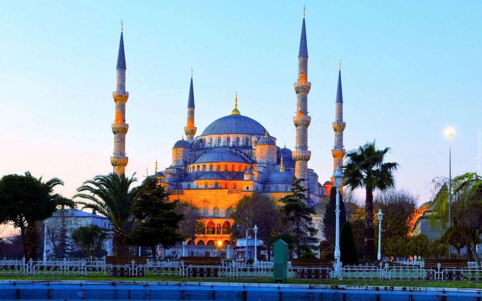 Isztambulban. Kék mecset. kirakós online