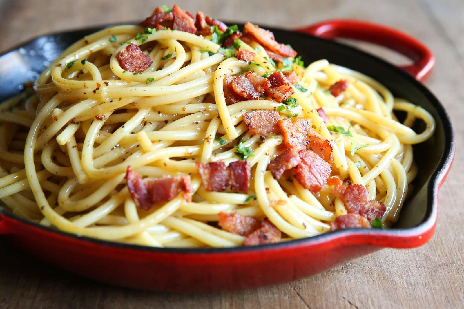 Spaghetti carbonara rompecabezas en línea