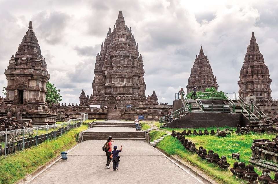 Prambanan. Java. παζλ online