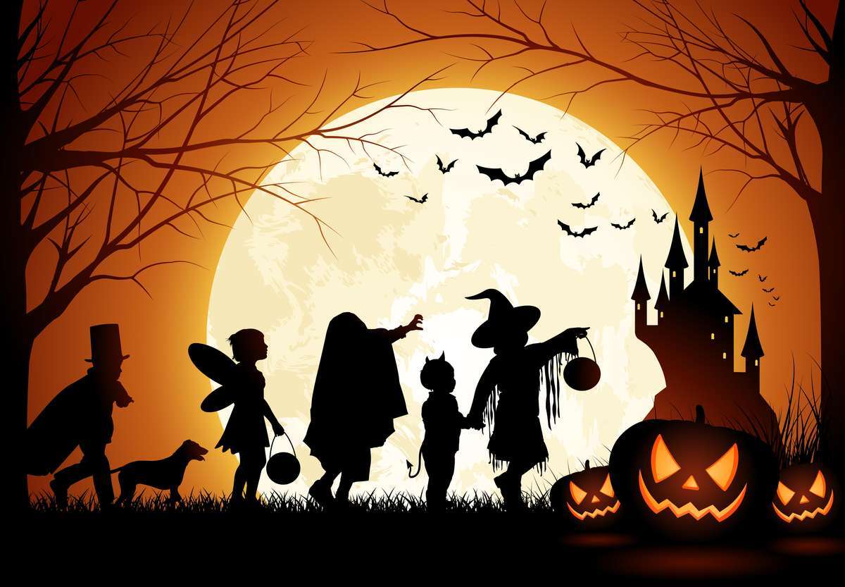 Halloween fericit puzzle online