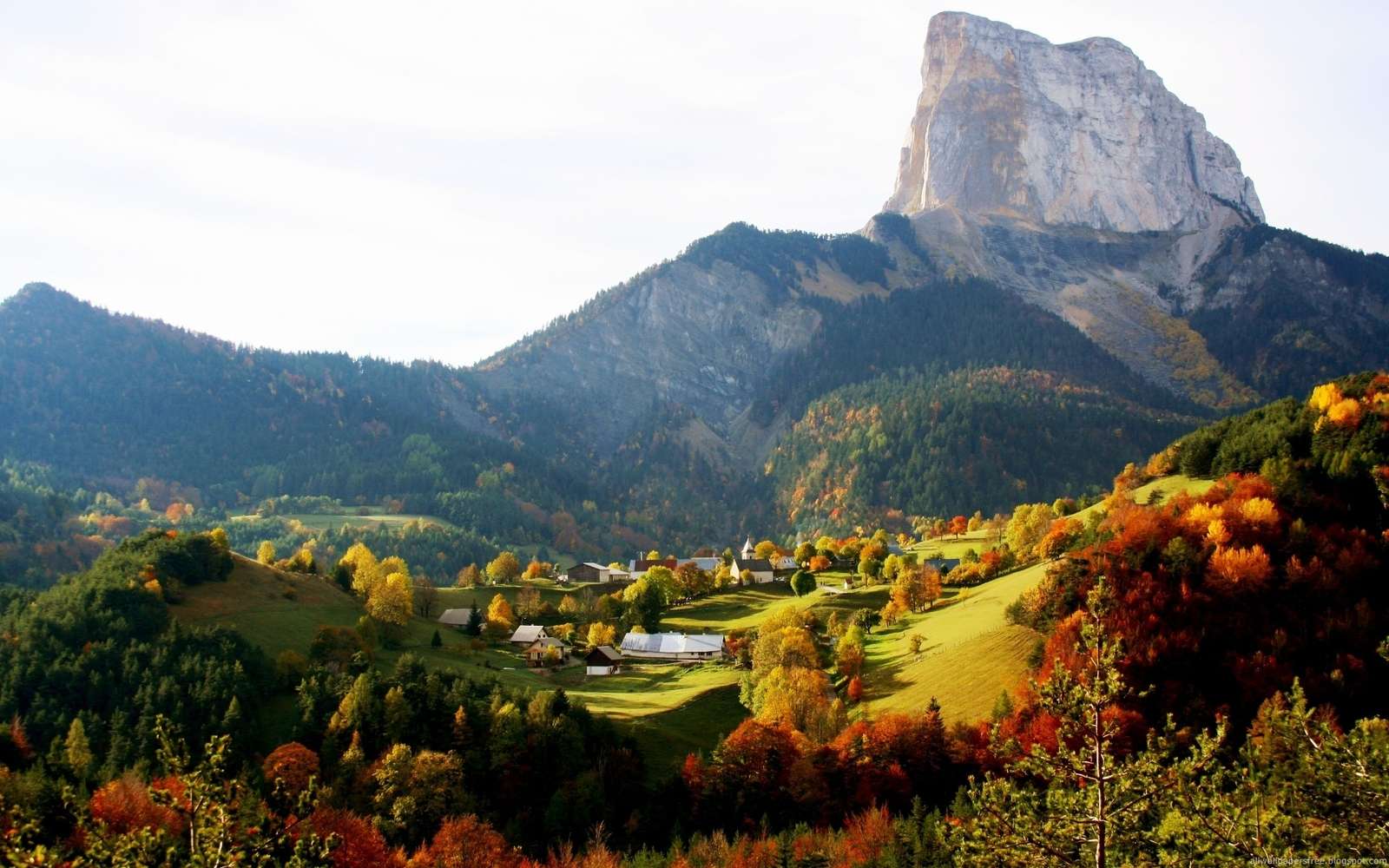 Есента в планината. онлайн пъзел