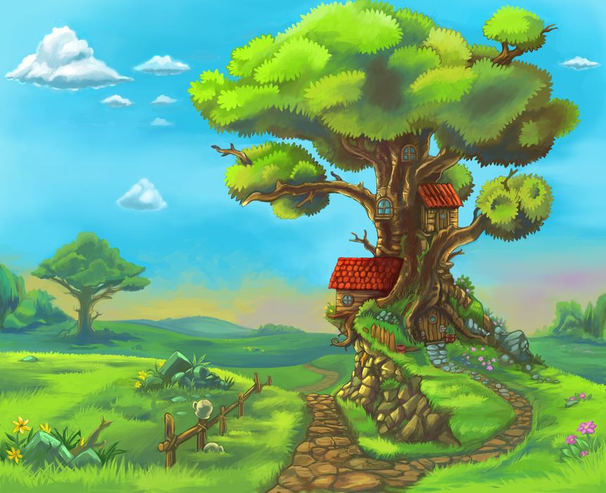 Tree houses. jigsaw puzzle online
