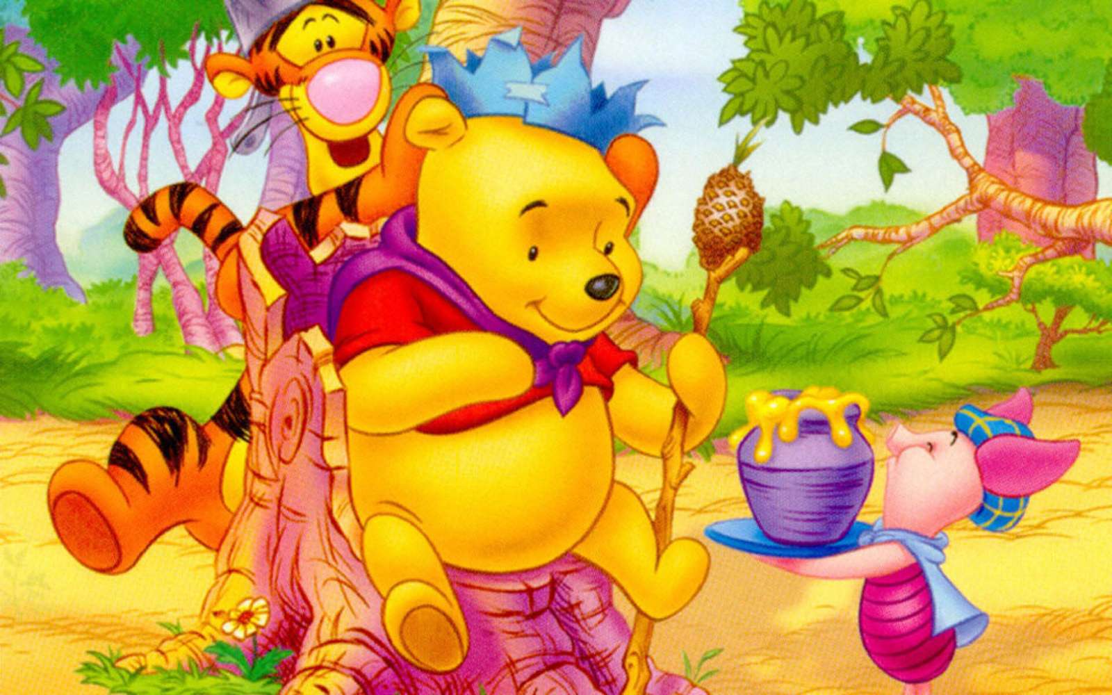 Winnie und Freunde Online-Puzzle