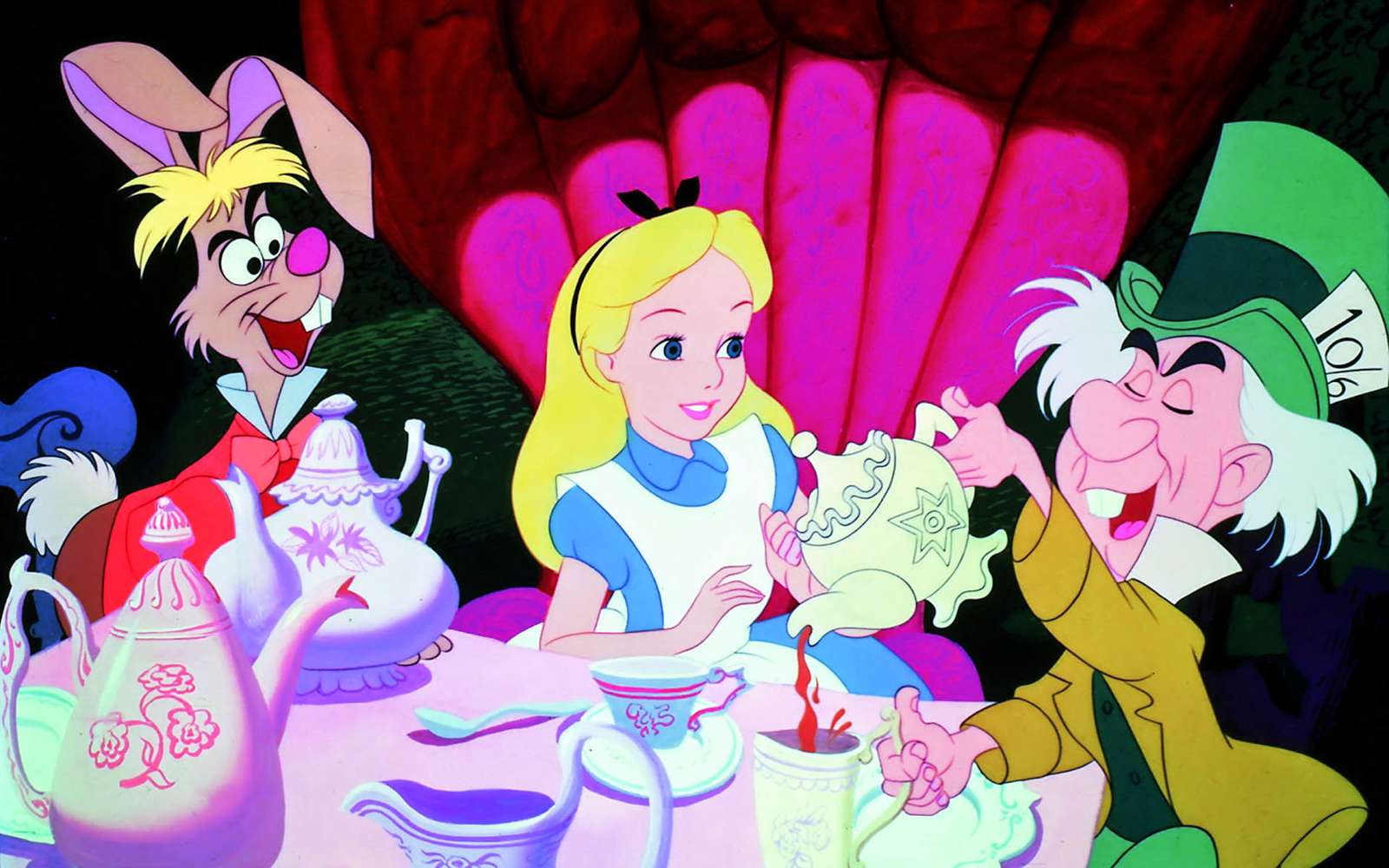 Sagan Alice Disney - pusselspel pussel på nätet