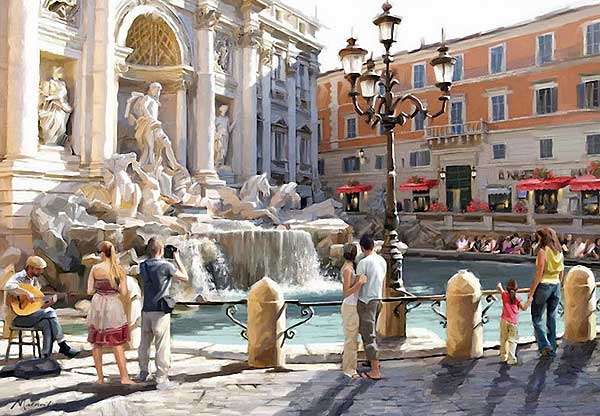 Trevi Fountain jigsaw puzzle online