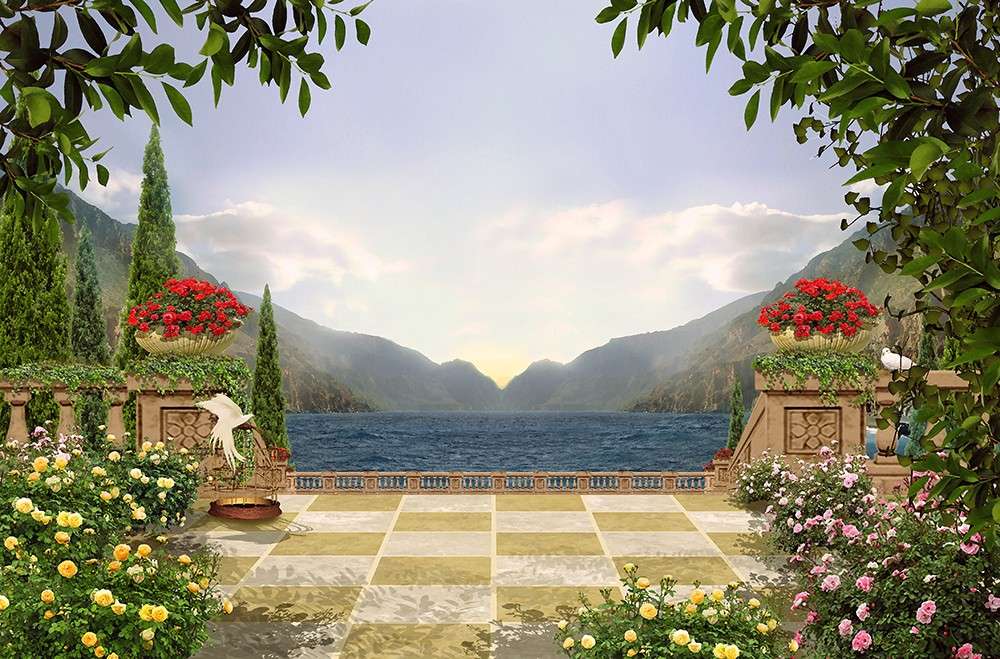 Ein wunderschönes Panorama. Puzzlespiel online