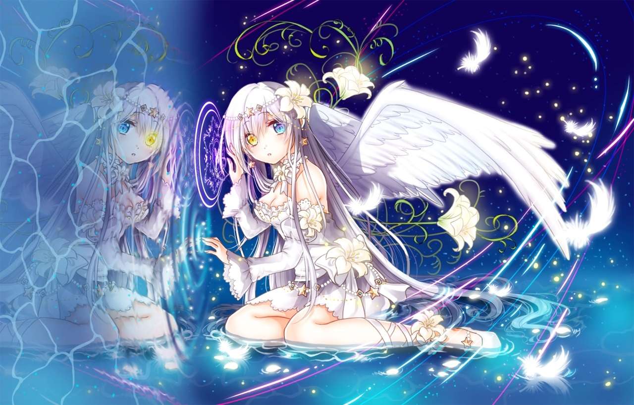 Anime Angel jigsaw puzzle online