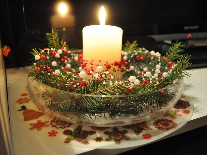 Χριστουγεννιάτικο κερί online παζλ