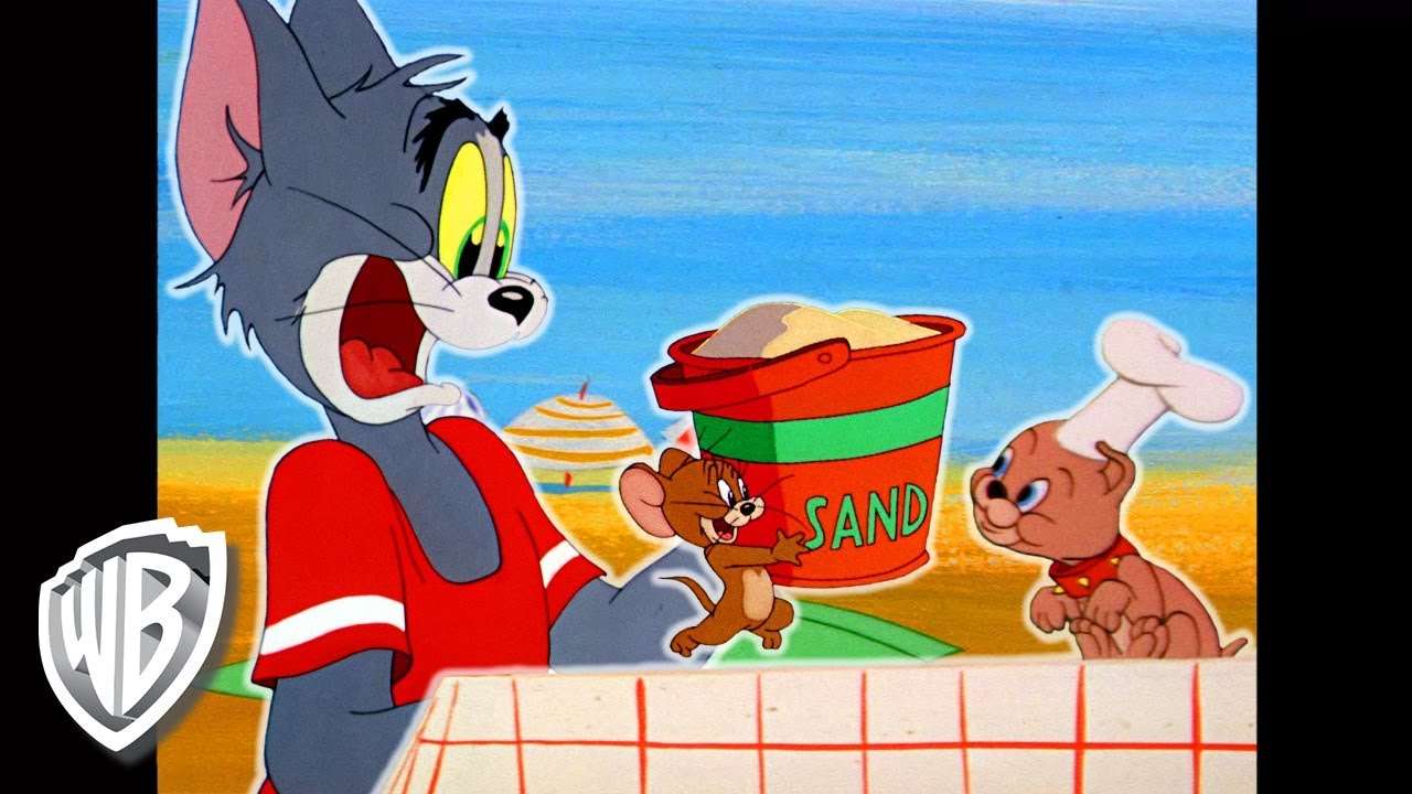 Jerry e Tom si divertono puzzle online