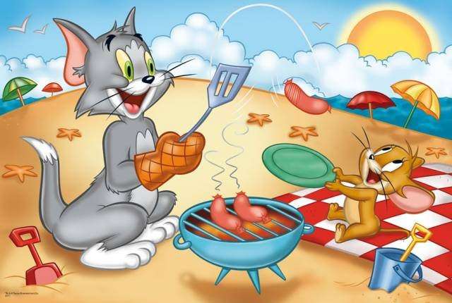 Tom at the picnic jigsaw puzzle online