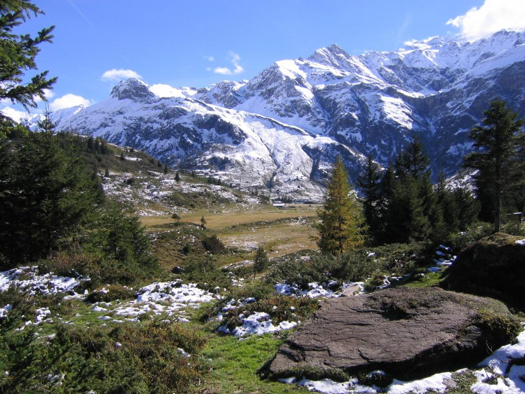 Алпийски пейзаж. онлайн пъзел