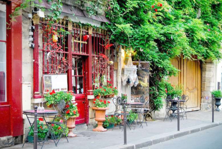 Парижка улица онлайн пъзел