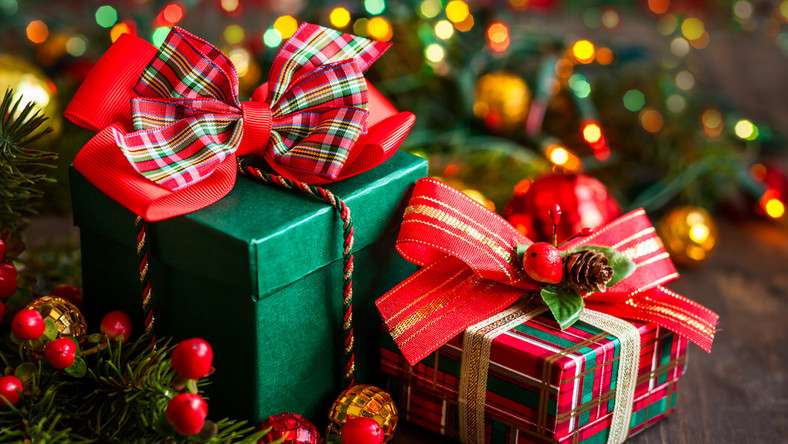 Geschenke fuer den Weihnachtsb Online-Puzzle
