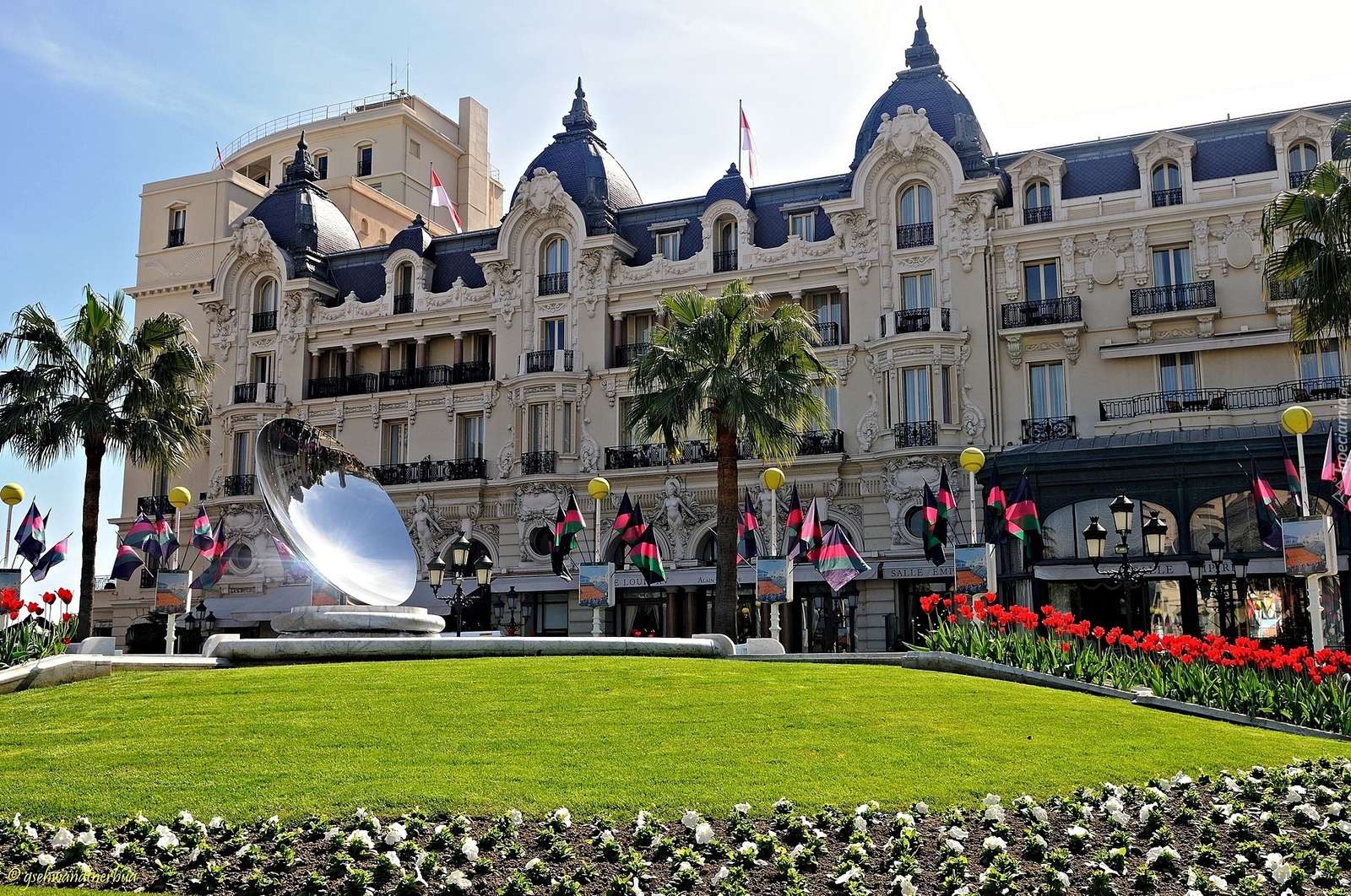 Monte Carlo-berühmtes Kasino Puzzlespiel online