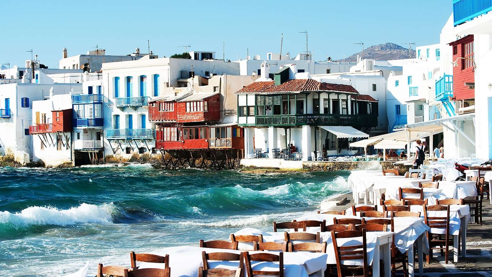 Гърция-остров Миконос онлайн пъзел