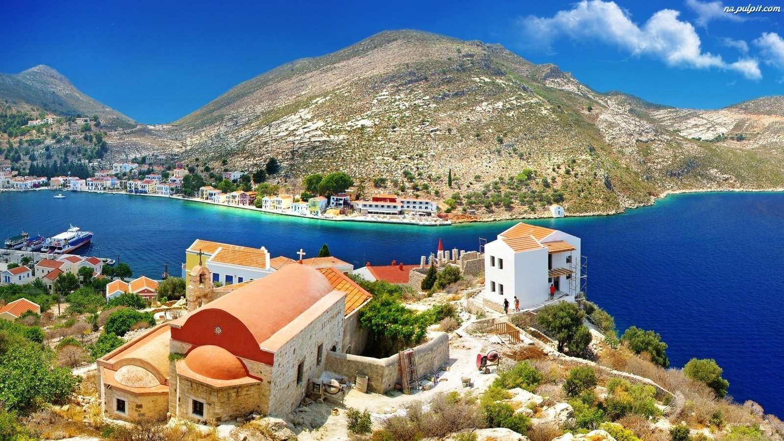 Grecia - hermosas vistas rompecabezas en línea