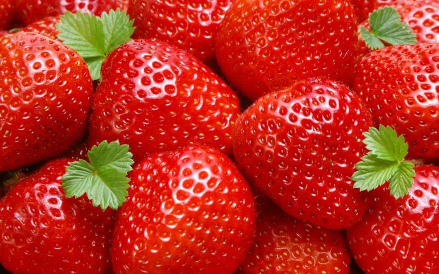 Erdbeeren. Online-Puzzle