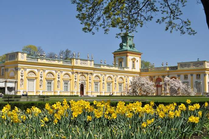 Palace in Wilanów. online puzzle