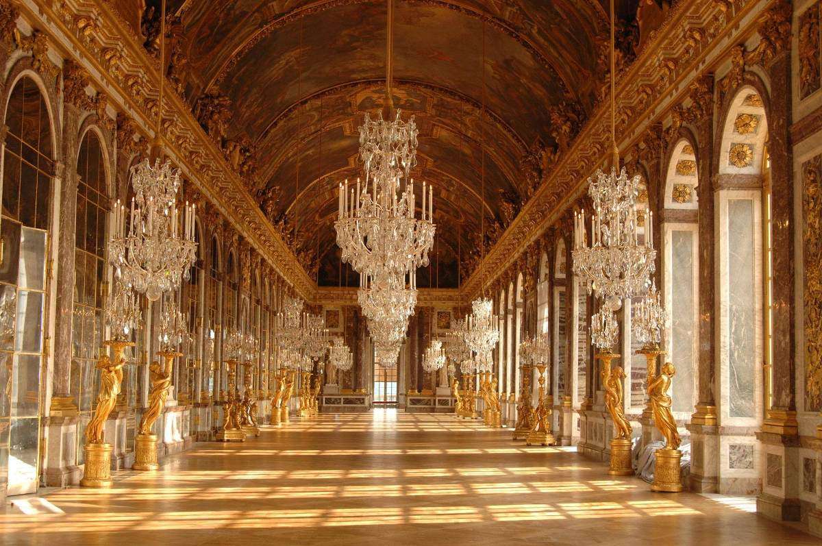 Versailles. Salle de miroir. puzzle en ligne