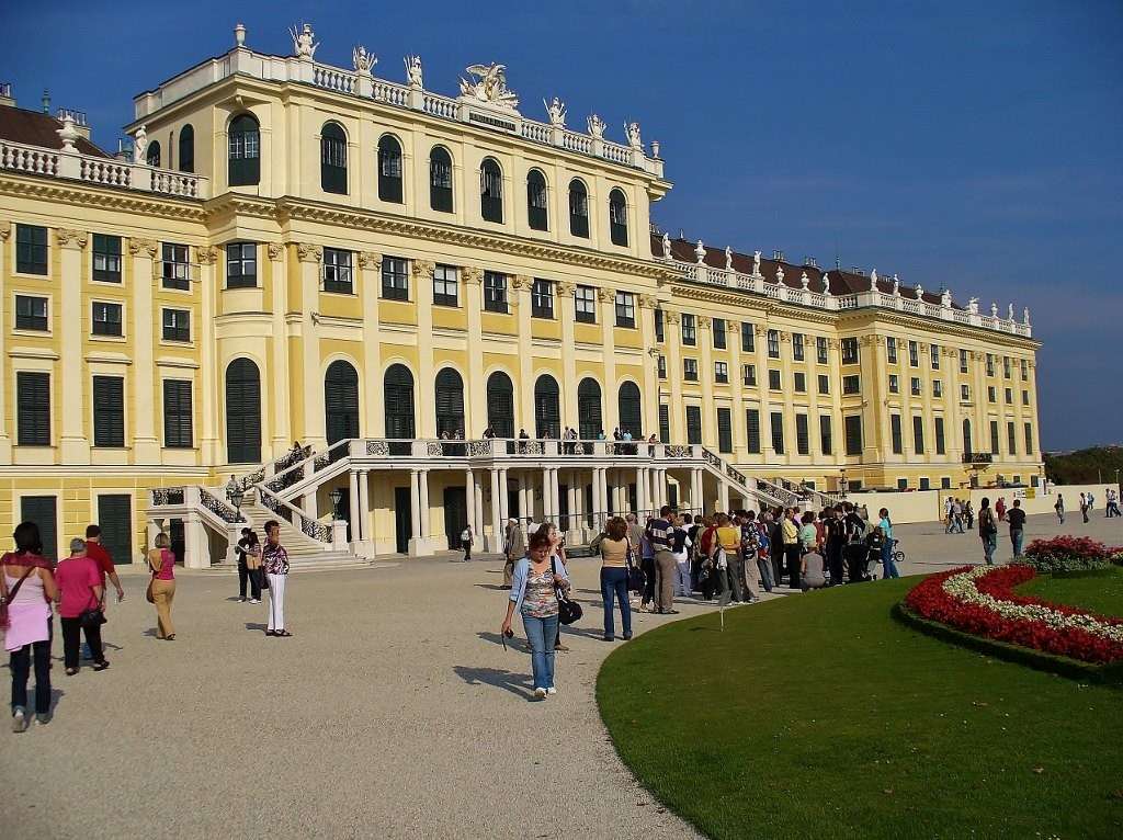Vídeň-Schonbrunnský palác skládačky online