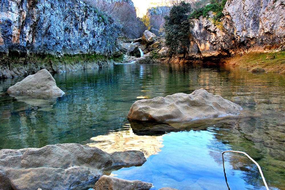 Řeka Cikole v Chorvatsku skládačky online