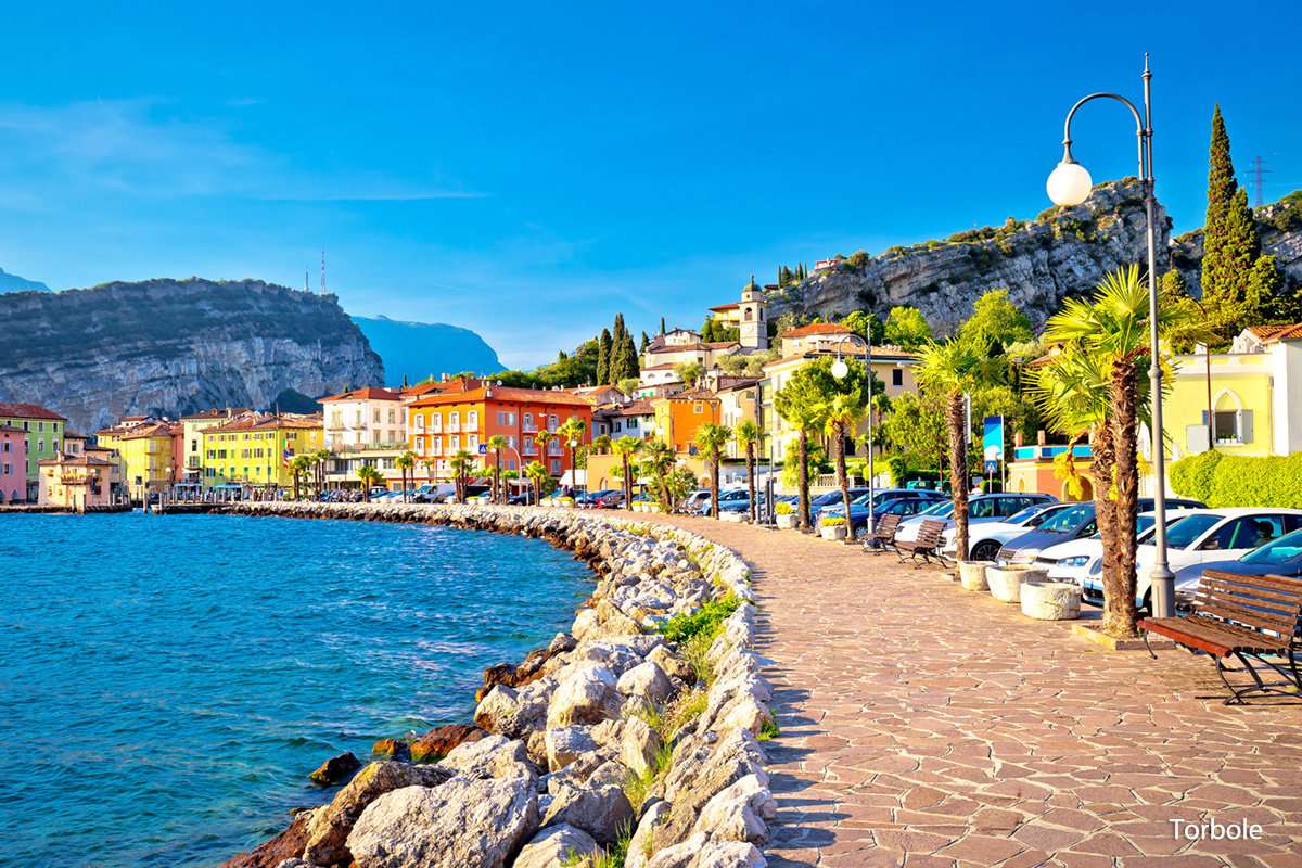 Torbole in Italy. jigsaw puzzle online