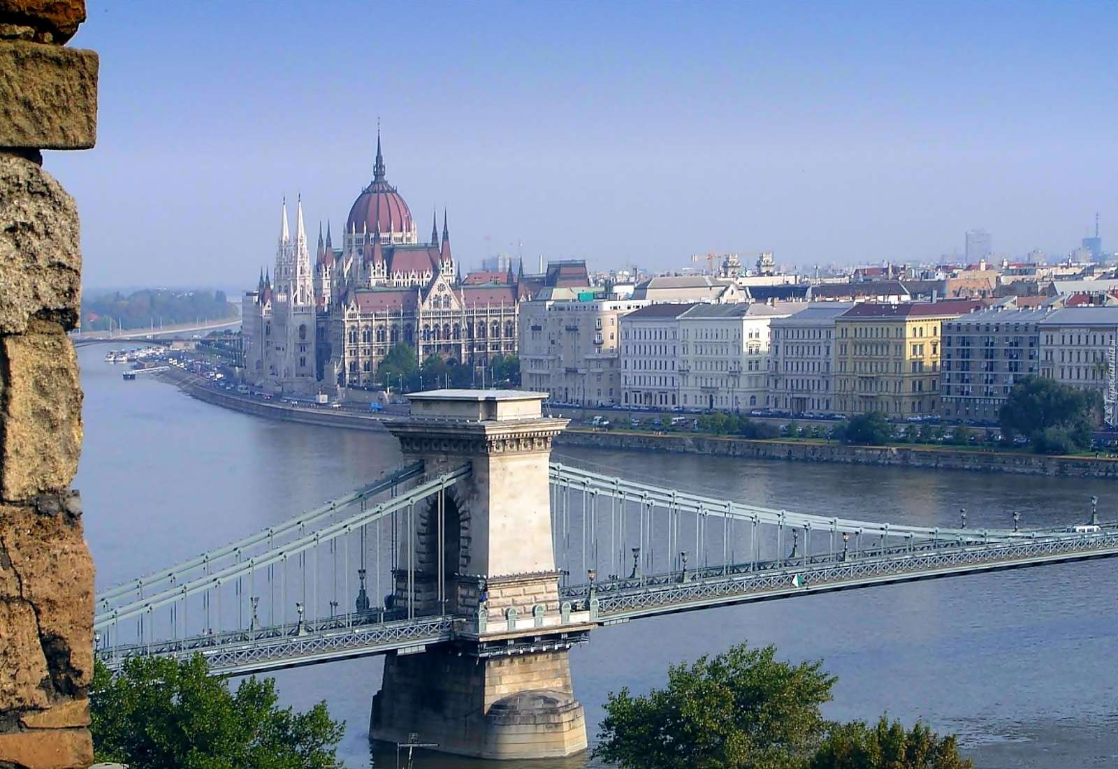Panorama von Budapest. Puzzlespiel online